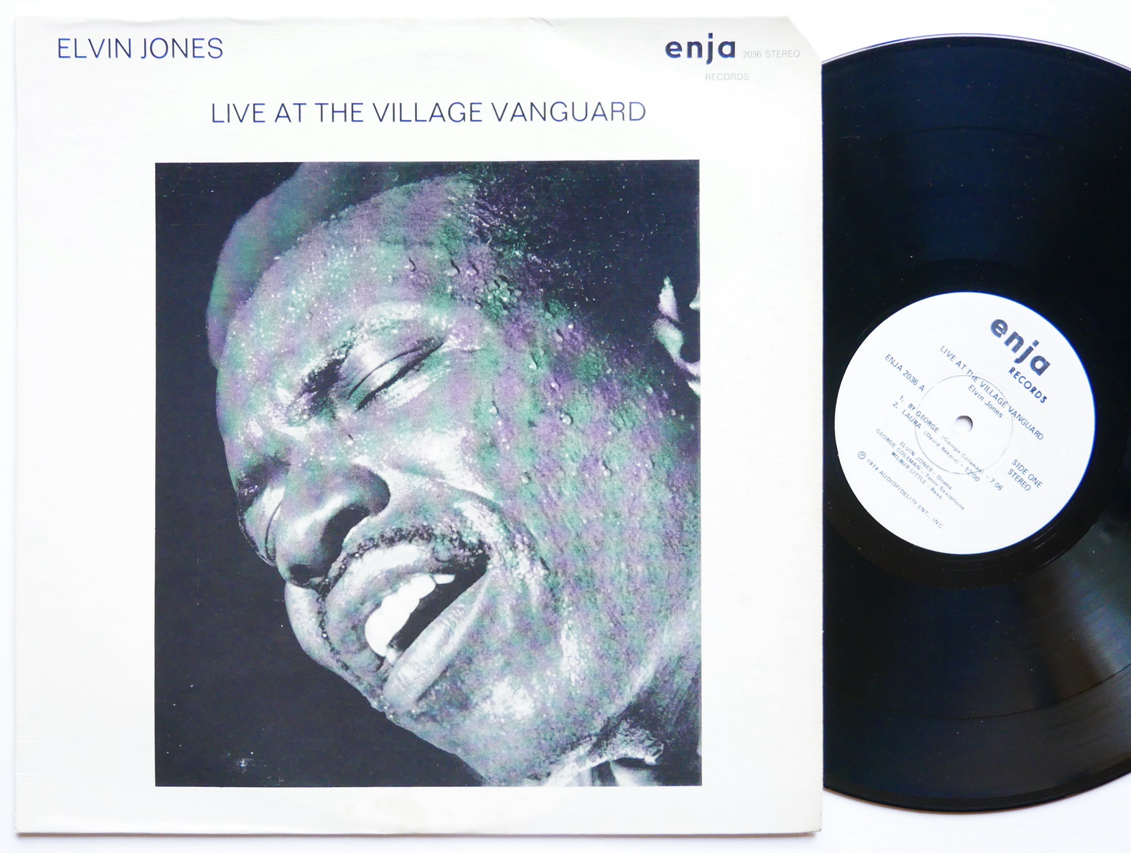ELVIN JONES Live At The Village Vanguard LP ENJA 2036 US 1974 George Coleman