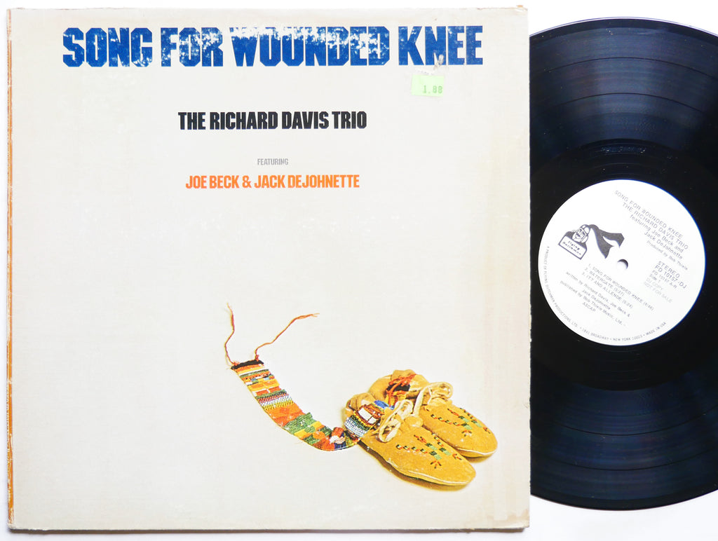 RICHARD DAVIS Song For Wounded Knee LP FLYING DUTCHMAN FD 10157 Jack DeJohnette