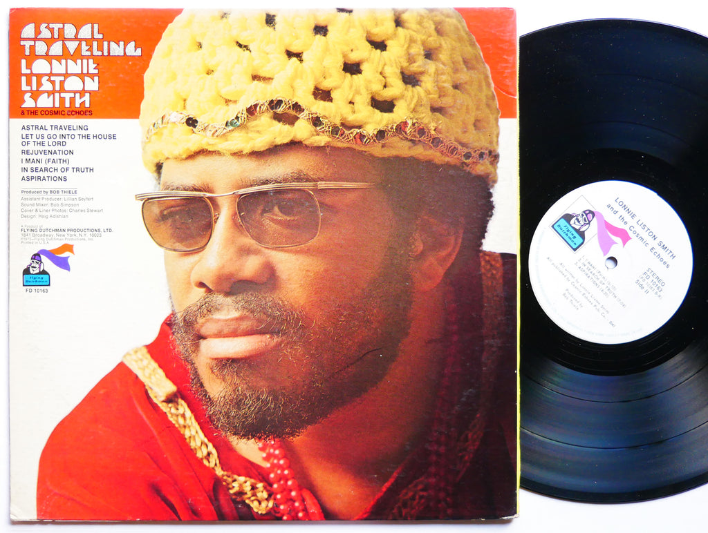 Signed by LONNIE LISTON SMITH Astral Traveling LP FLYING DUTCHMAN FD 10163 CLEAN