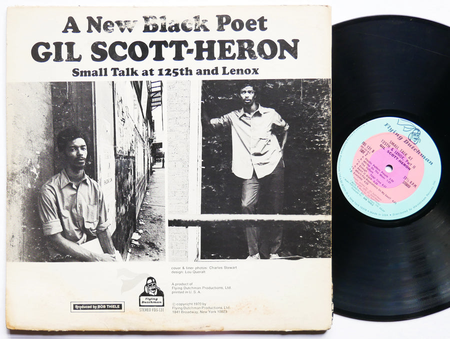 GIL SCOTT-HERON Small Talk At 125th And Lenox LP FLYING DUTCHMAN FDS 131 US 1970