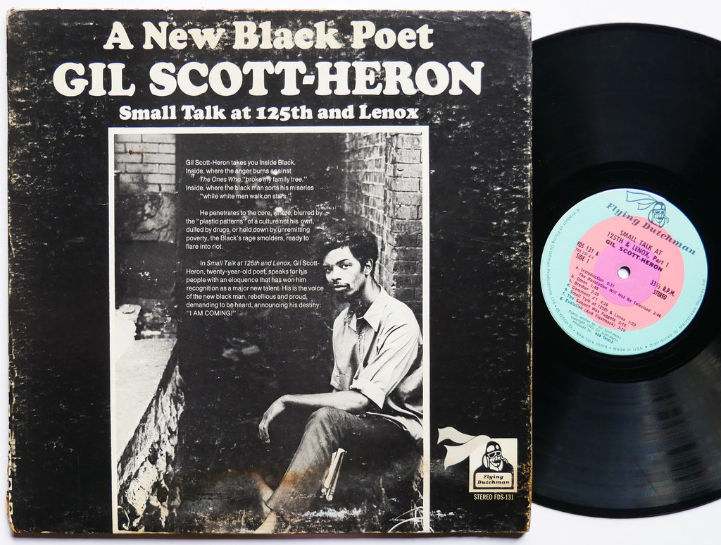 GIL SCOTT-HERON Small Talk At 125th And Lenox LP FLYING DUTCHMAN FDS 131 US 1970