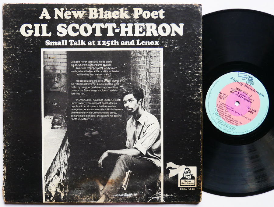 GIL SCOTT-HERON Small Talk At 125th And Lenox LP FLYING DUTCHMAN FDS 131 US 1970