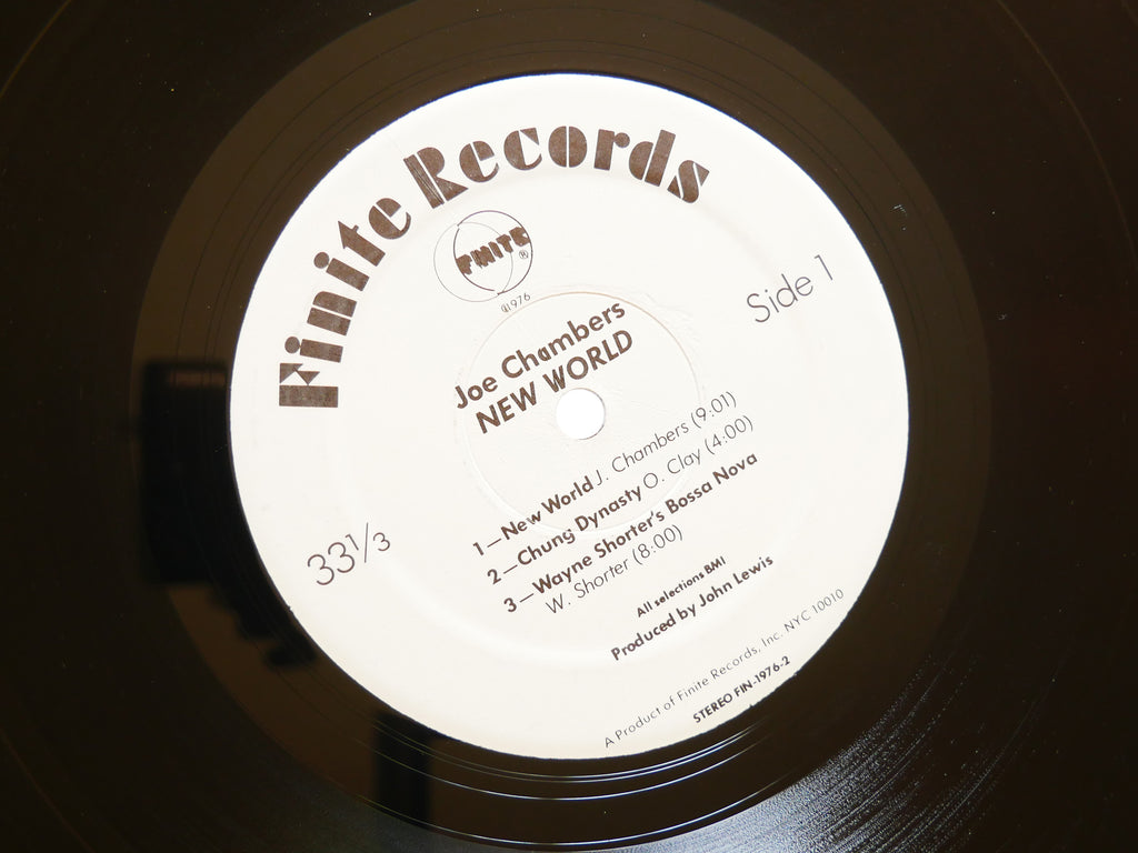 JOE CHAMBERS New World LP FINITE FIN-1976-2 US 1976 Dick Meza Herb Bushler VG+