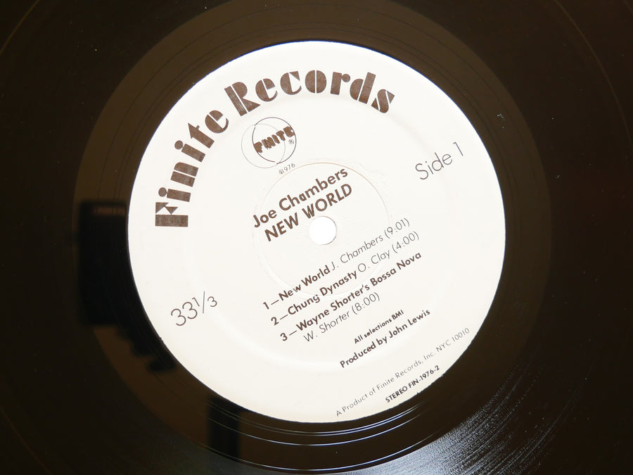 JOE CHAMBERS New World LP FINITE FIN-1976-2 US 1976 Dick Meza Herb Bushler VG+