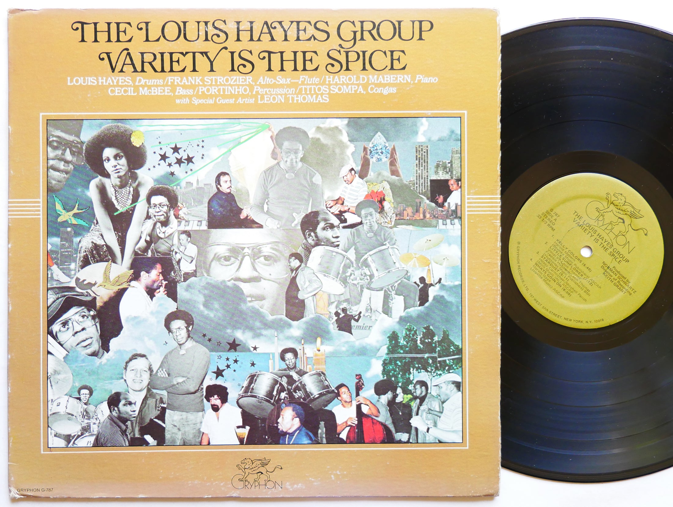 LOUIS HAYES GROUP Variety Is The Spice LP GRYPHON G-787 US 1979 Cecil McBee