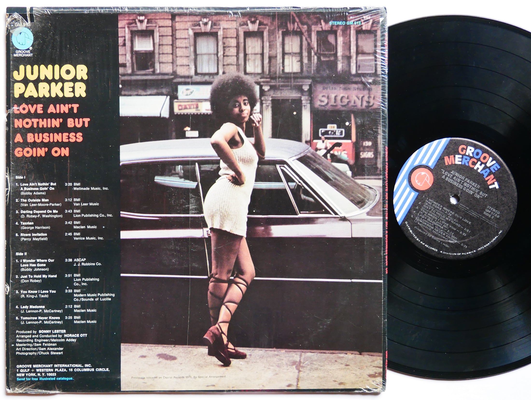 JUNIOR PARKER Love Ain't Nothin' But A Business.. GROOVE MERCHANT GM 513 US 1977