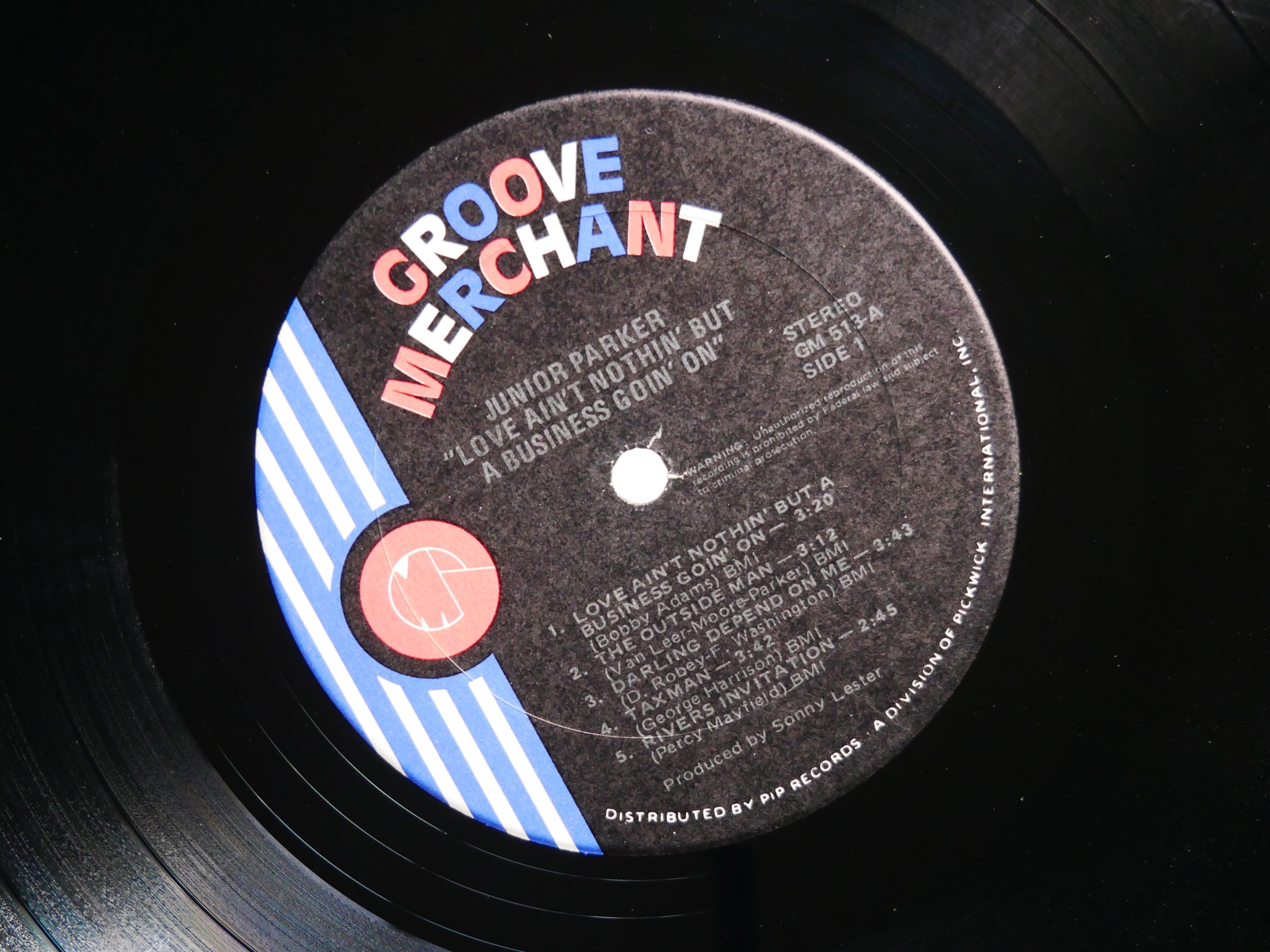JUNIOR PARKER Love Ain't Nothin' But A Business.. GROOVE MERCHANT GM 513 US 1977