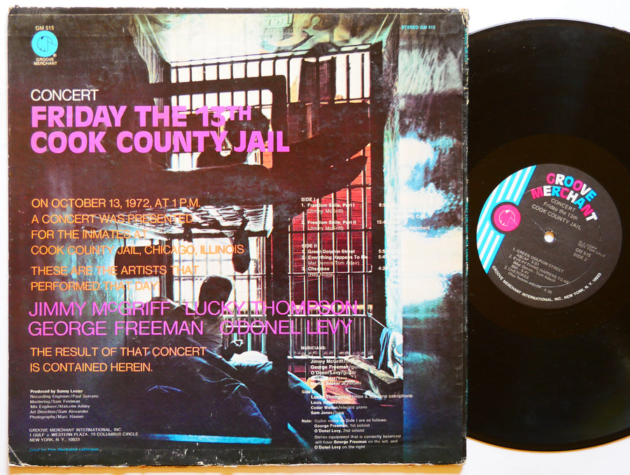 JIMMY MCGRIFF Cook County Jail LP GROOVE MERCHANT GM 515 US 1973 O'Donel Levy