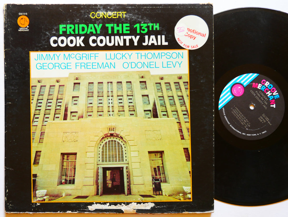 JIMMY MCGRIFF Cook County Jail LP GROOVE MERCHANT GM 515 US 1973 O'Donel Levy