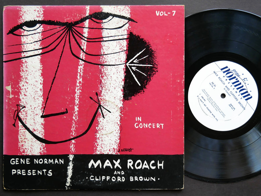 CLIFFORD BROWN MAX ROACH In Concert 10" LP Gene Norman No. 7 US 1955 DG MONO