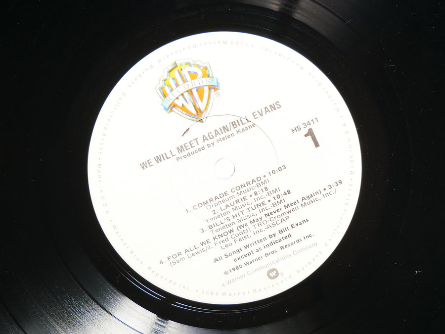 BILL EVANS We Will Meet Again LP WARNER BROS RECORDS HS 3411 US 1980 Tom Harrell