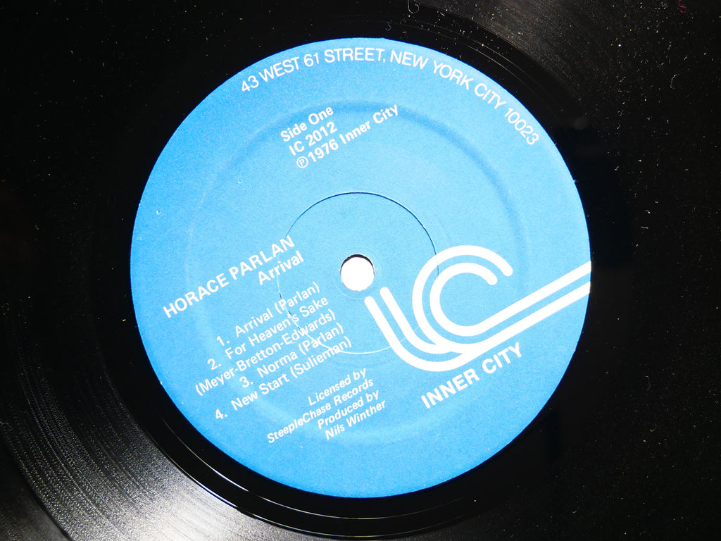 HORACE PARLAN Arrival LP INNER CITY RECORDS IC 2012 US '76 Ed Thigpen Bent Jædig