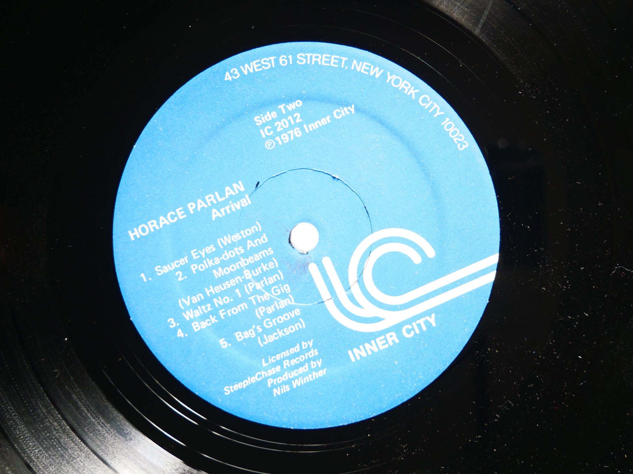 HORACE PARLAN Arrival LP INNER CITY RECORDS IC 2012 US '76 Ed Thigpen Bent Jædig