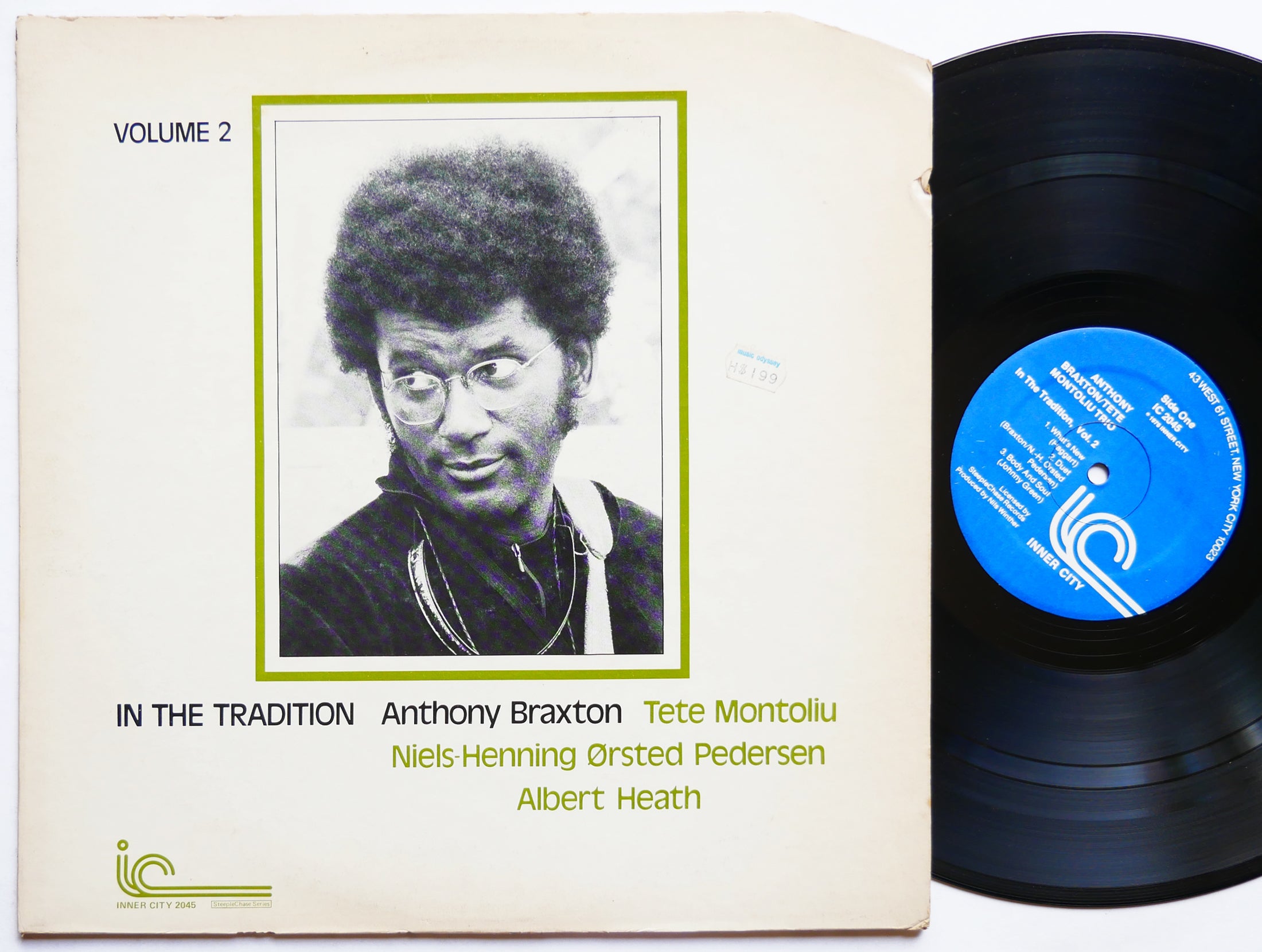 ANTHONY BRAXTON In The Tradition Vo 2 LP INNER CITY IC 2045 US 1976 Albert Heath