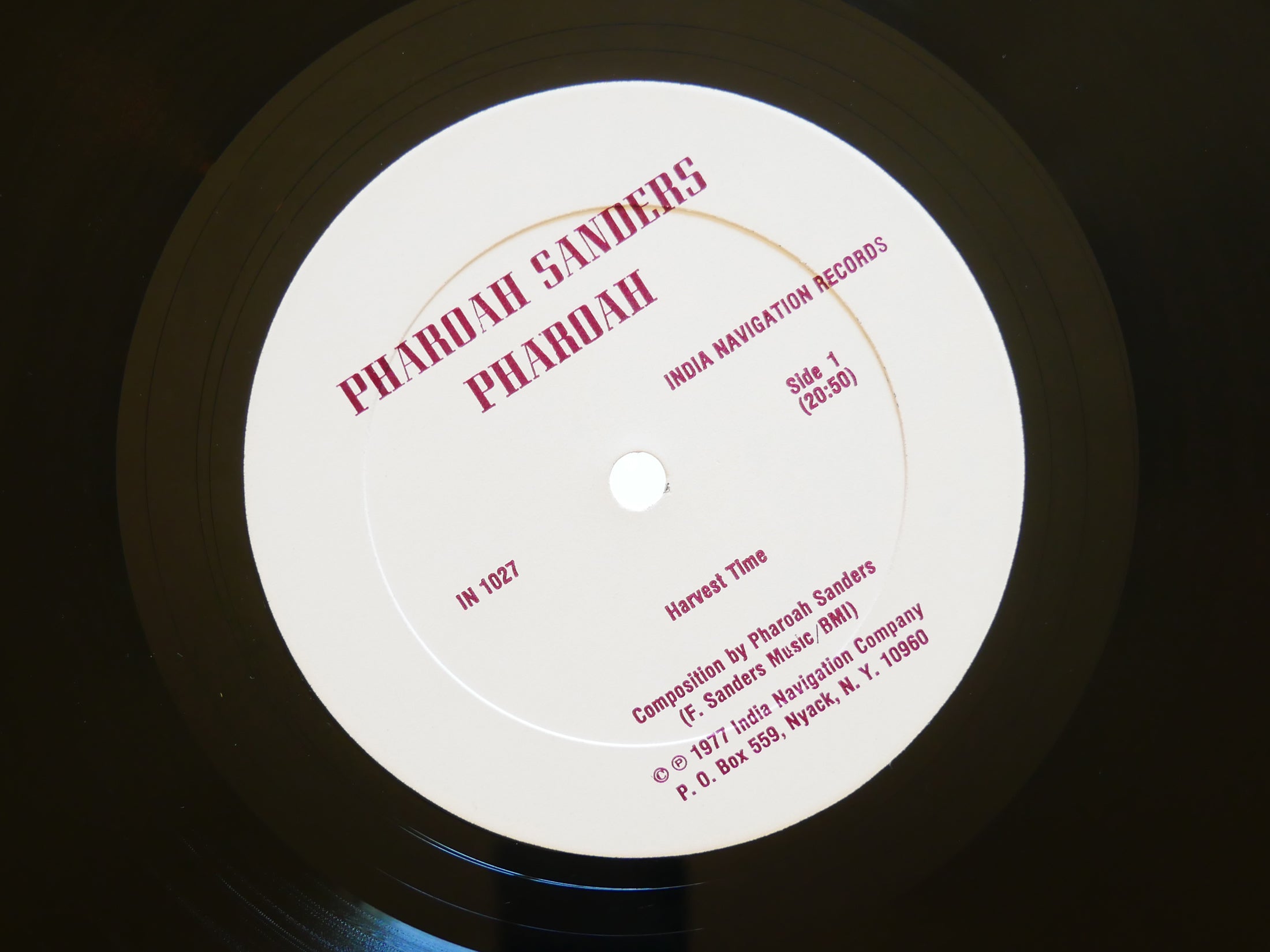 PHAROAH SANDERS Pharoah INDIA NAVIGATION IN 1027 US 1977 Spiritual Jazz