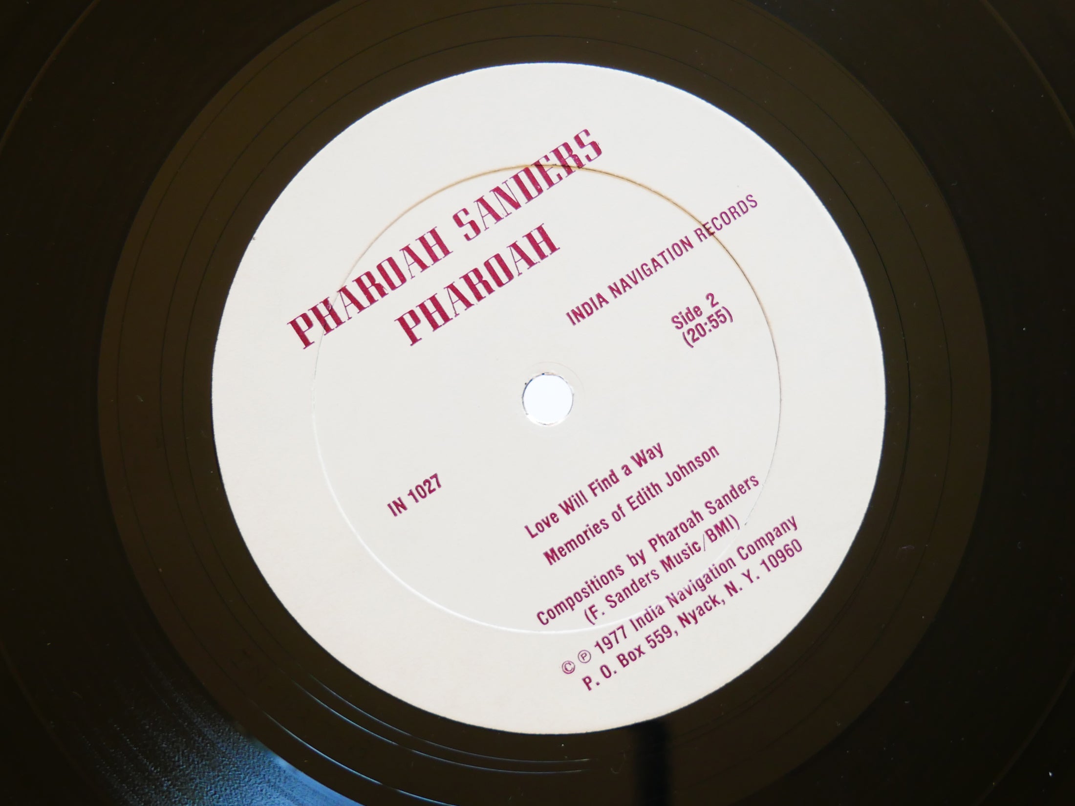 PHAROAH SANDERS Pharoah INDIA NAVIGATION IN 1027 US 1977 Spiritual Jazz