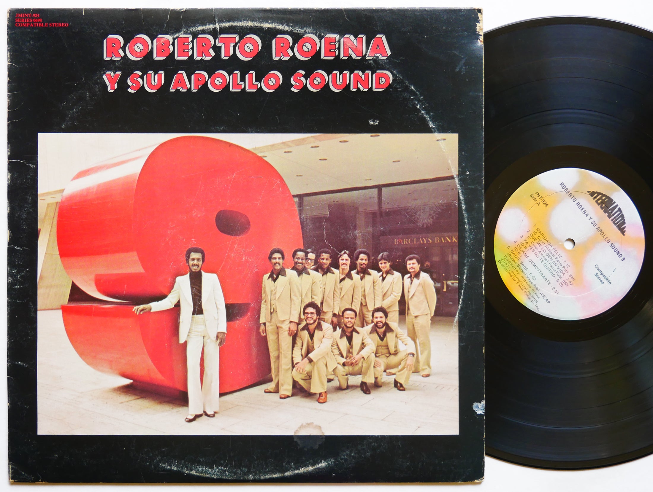 ROBERTO ROENA Y Su Apollo Sound 9 LP INTERNATIONAL INT 924 US 1977 Latin