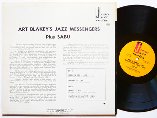 ART BLAKEY Jazz Messengers SABU JOSIE JJM-3501 US 1962 MONO Johnny Griffin