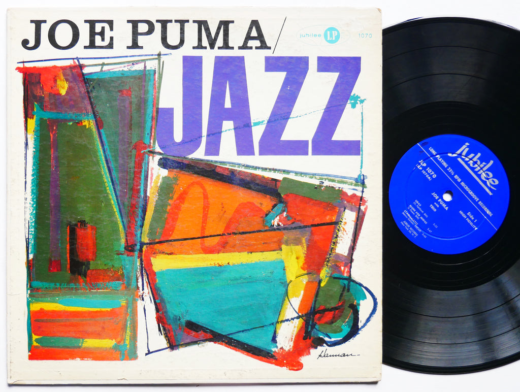 JOE PUMA Jazz LP JUBILEE JLP-1070 US 1958 DG MONO Bill Evans Oscar Pettiford