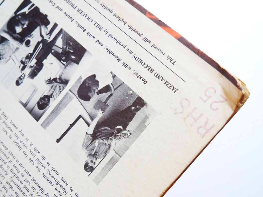 DEXTER GORDON The Resurgence Of LP JAZZLAND JLP 29 US 1961 MONO Martin Banks