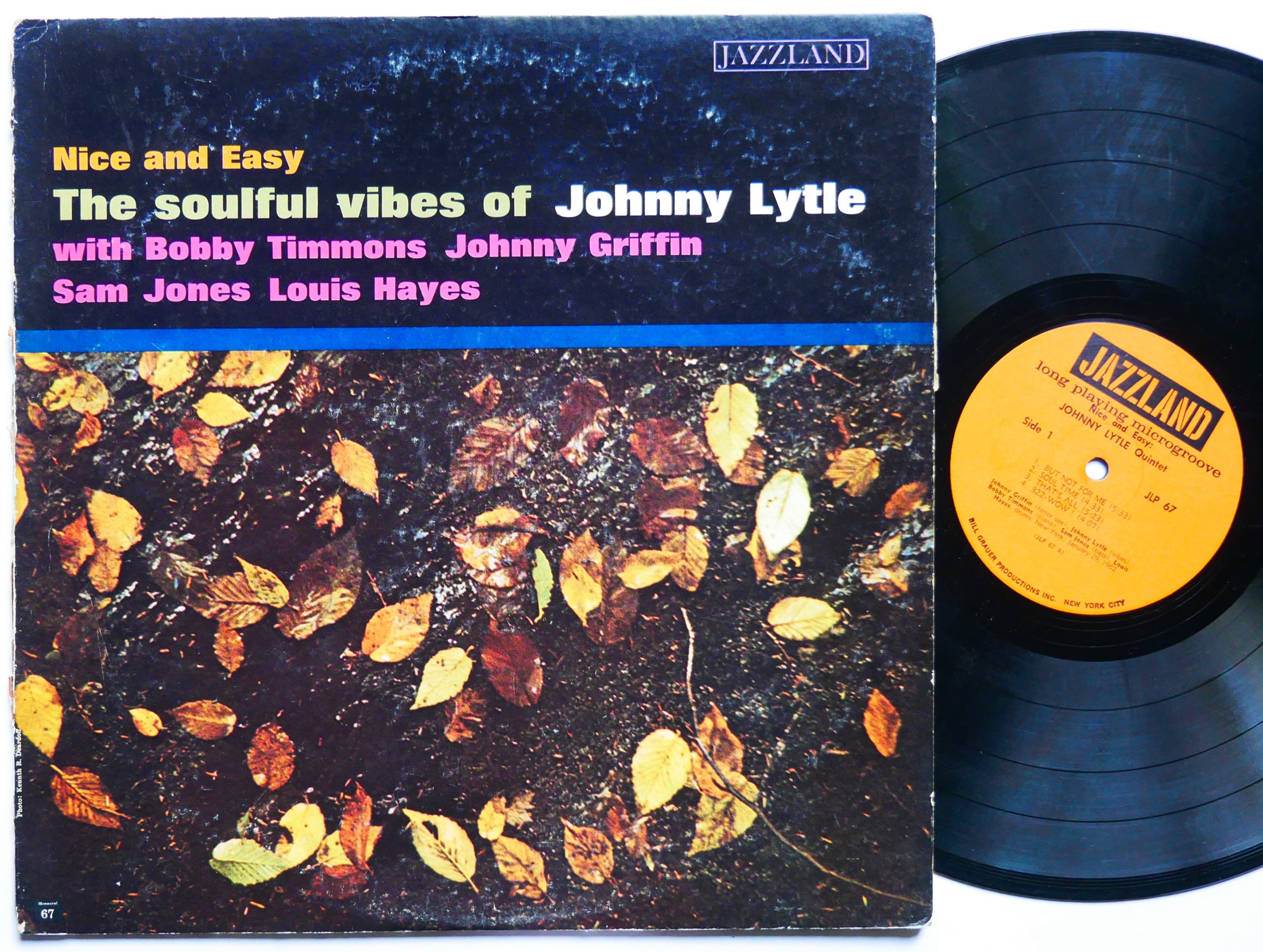JOHNNY LYTLE Nice And Easy LP JAZZLAND JLP-67 MONO Johnny Griffin Bobby Timmons