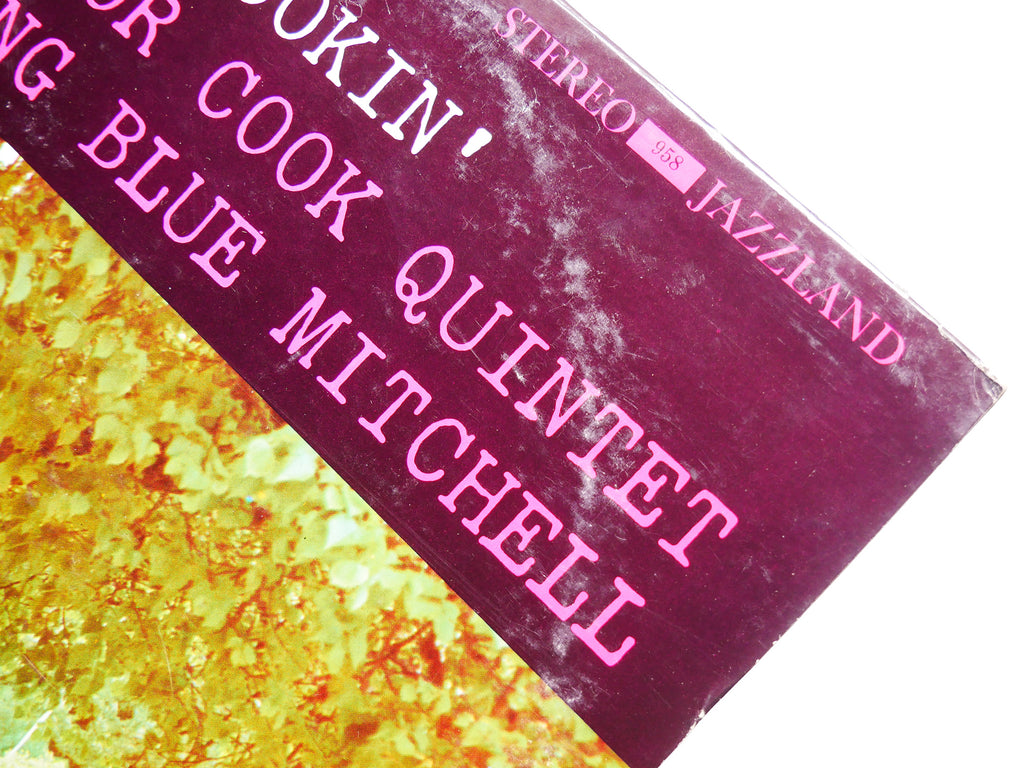 JUNIOR COOK BLUE MITCHELL Junior's Cookin' LP JAZZLAND JLP958 US 1966 Roy Brooks