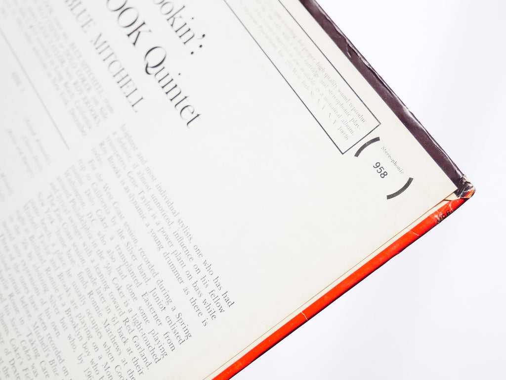 JUNIOR COOK BLUE MITCHELL Junior's Cookin' LP JAZZLAND JLP958 US 1966 Roy Brooks