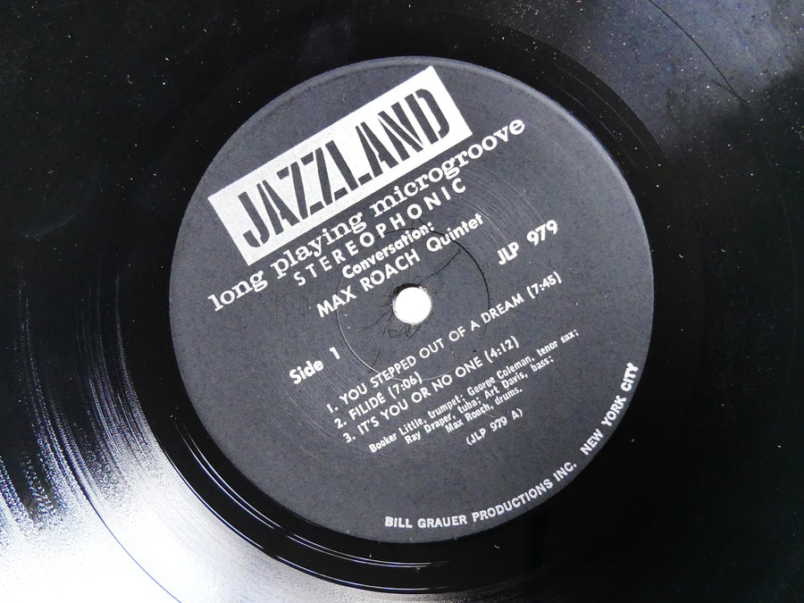MAX ROACH Quintet Conversation LP JAZZLAND JLP 979 US 1963 US 1963 Booker Little