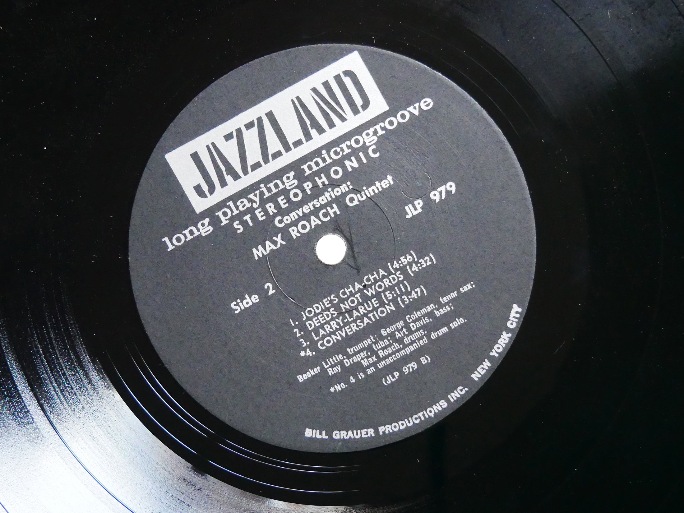 MAX ROACH Quintet Conversation LP JAZZLAND JLP 979 US 1963 US 1963 Booker Little