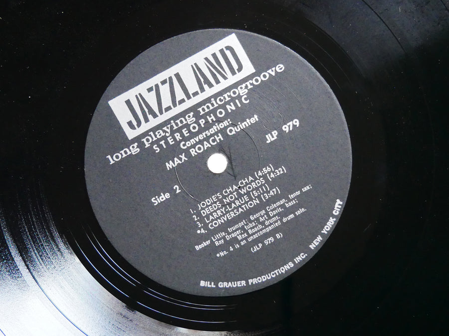 MAX ROACH Quintet Conversation LP JAZZLAND JLP 979 US 1963 US 1963 Booker Little