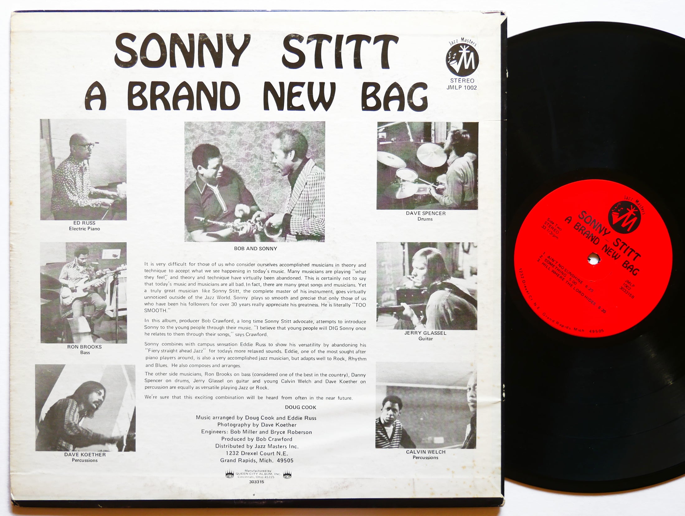 SONNY STITT A Brand New Bag LP JAZZ MASTERS JMLP 1002 JAZZ FUNK Eddie Russ