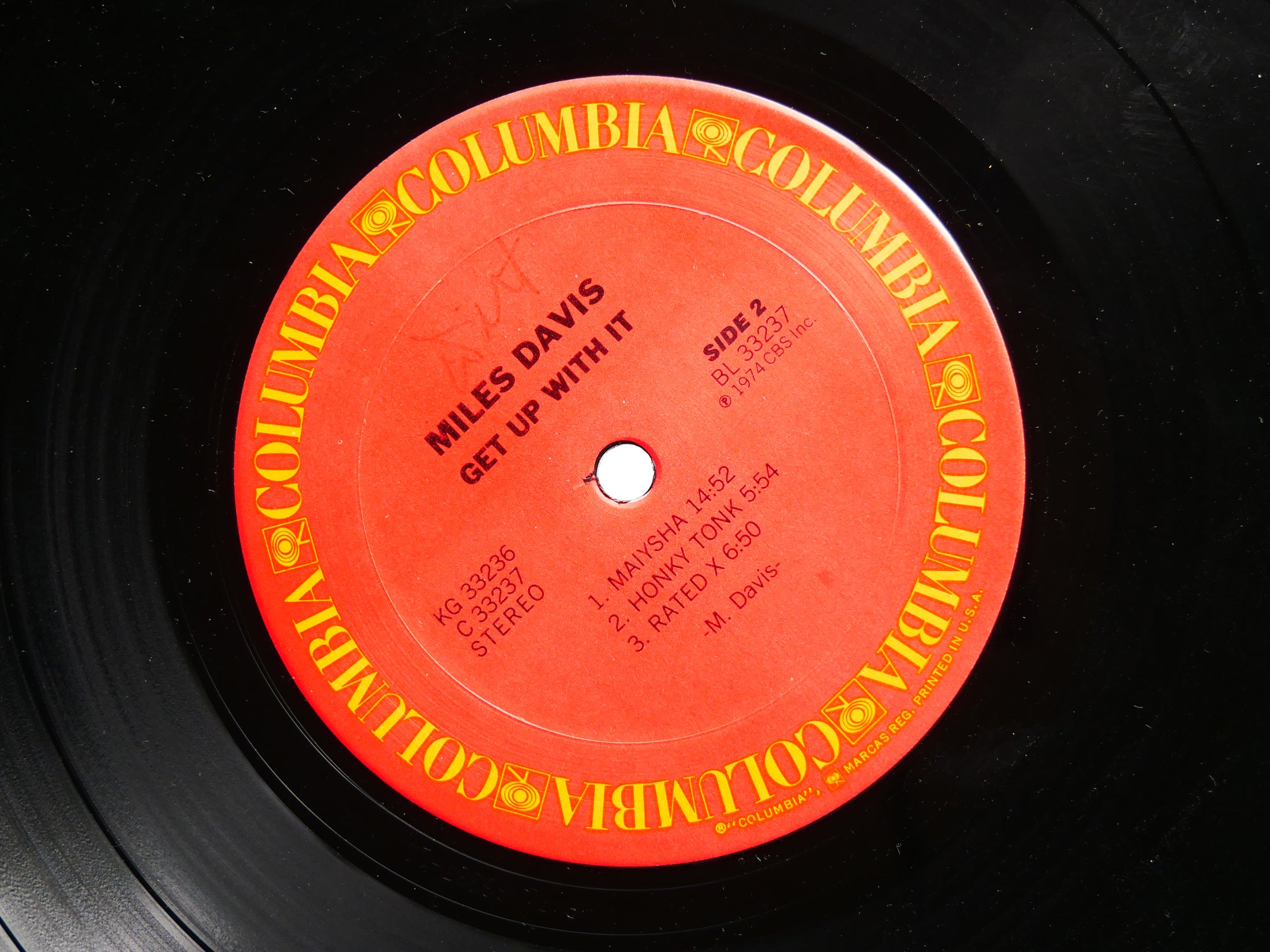 MILES DAVIS Get Up With It 2 x LP COLUMBIA KG 33236 US 1974 Herbie Hancock Mtume