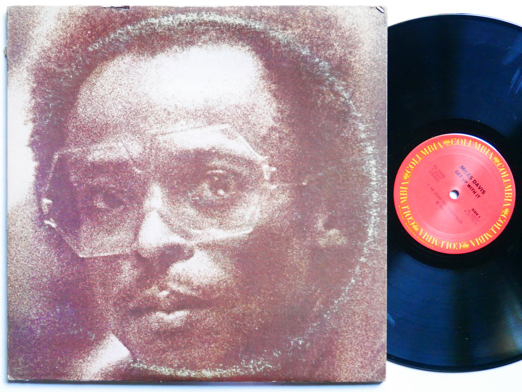 MILES DAVIS Get Up With It 2 x LP COLUMBIA KG 33236 US 1974 Herbie Hancock Mtume