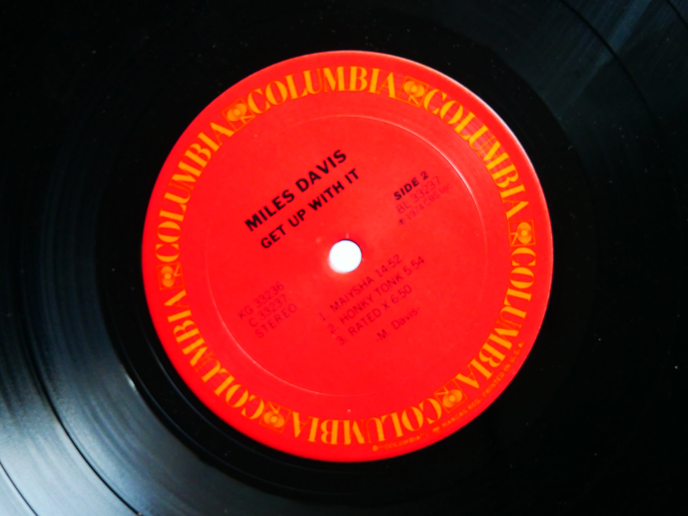 MILES DAVIS Get Up With It 2 x LP COLUMBIA KG 33236 US 1974 Herbie Hancock Mtume