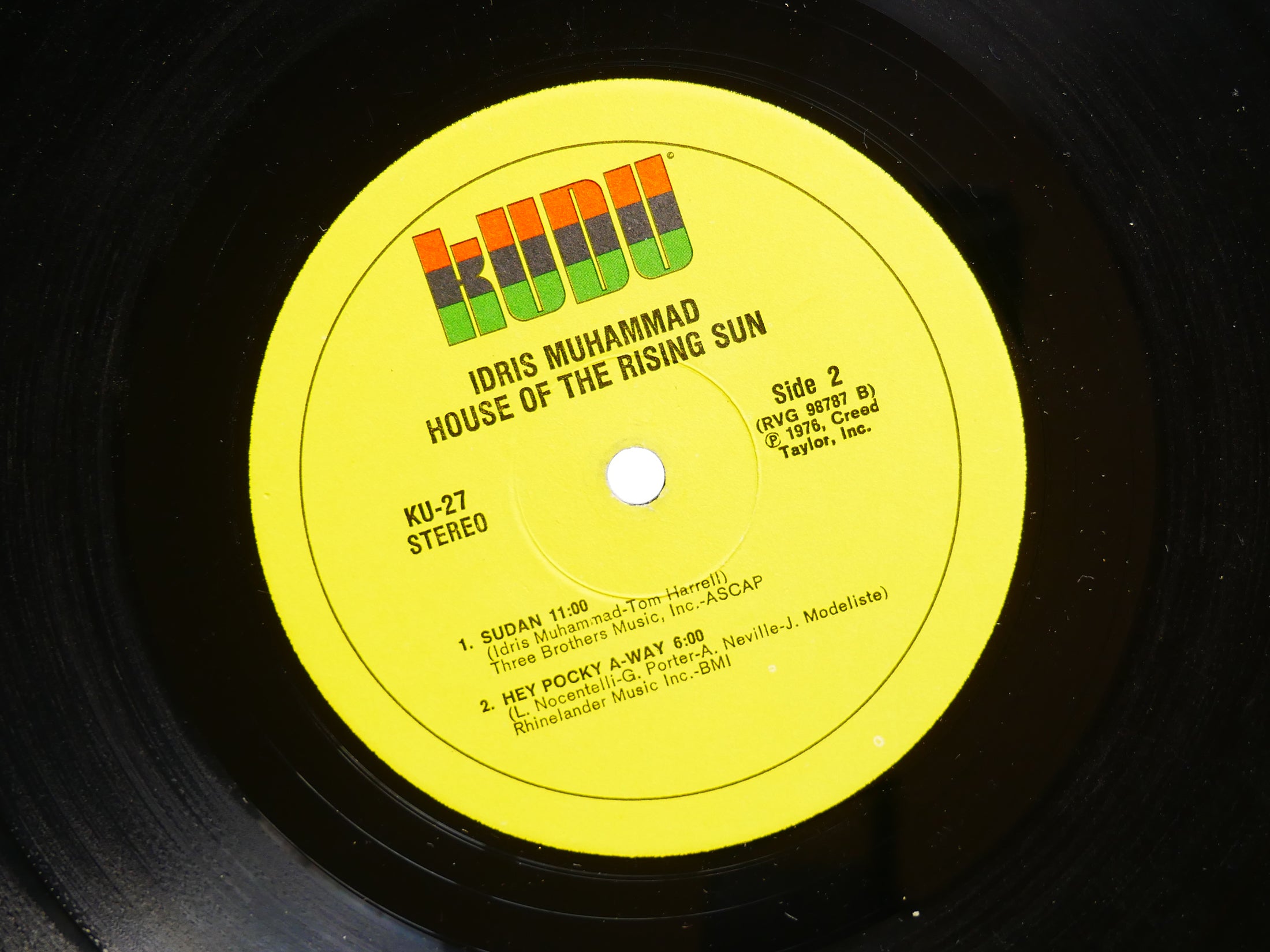 IDRIS MUHAMMAD House Of The Rising Sun LP KUDU KU-27 US 1976 Roland Hanna