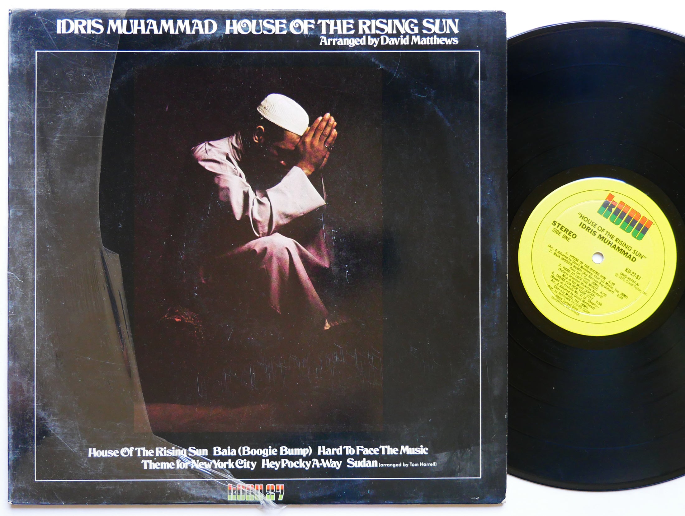 IDRIS MUHAMMAD House Of The Rising Sun LP KUDU KU-27 US 1976 Roland Hanna VG+