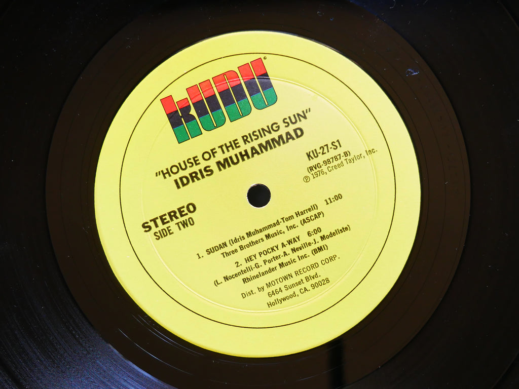 IDRIS MUHAMMAD House Of The Rising Sun LP KUDU KU-27 US 1976 Roland Hanna VG+