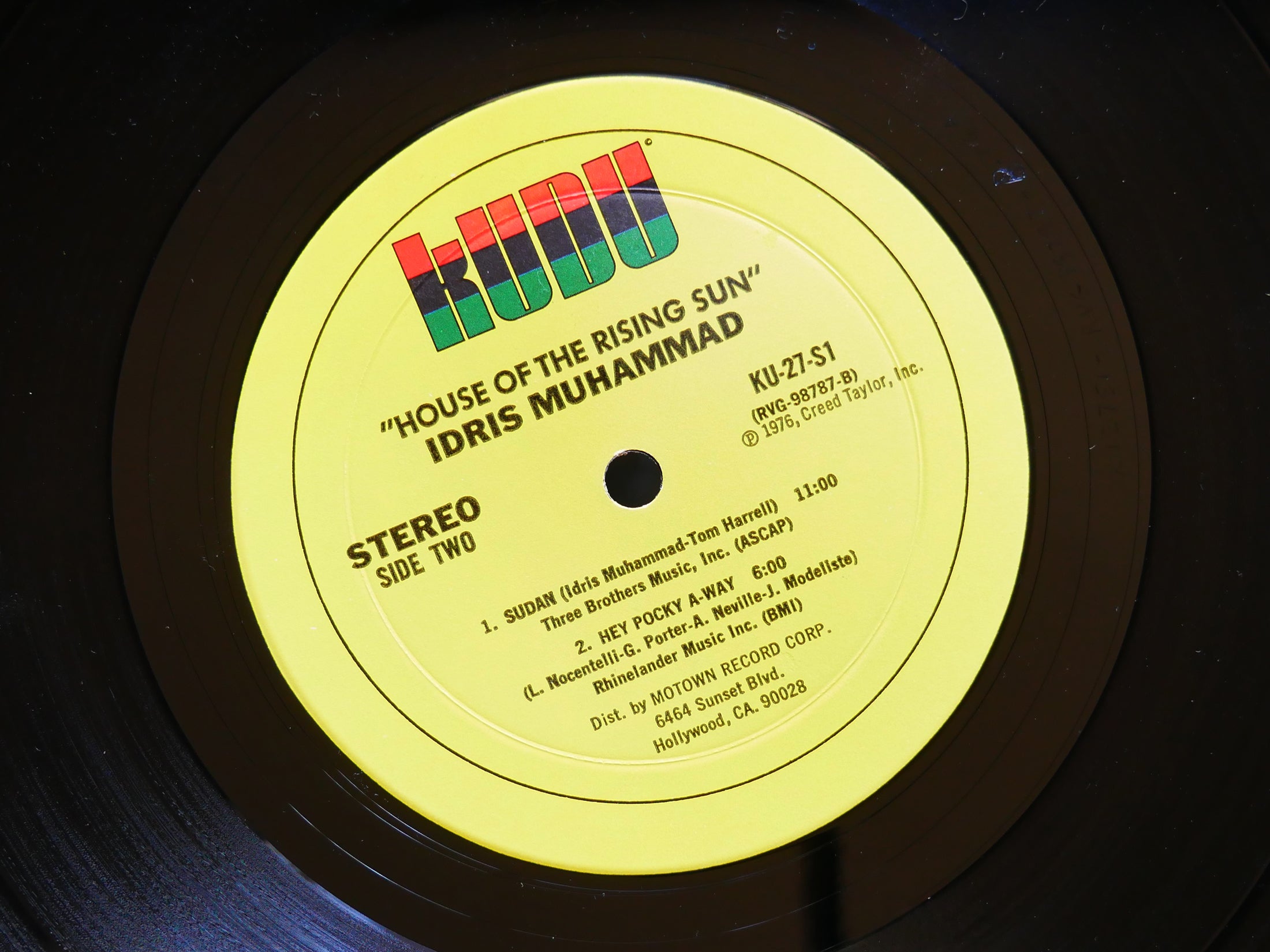 IDRIS MUHAMMAD House Of The Rising Sun LP KUDU KU-27 US 1976 Roland Hanna VG+