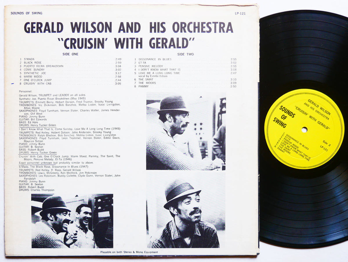 GERALD WILSON Cruisin' With Gerald LP SOUNDS OF SWING LP-121 US 1957 JAZZ