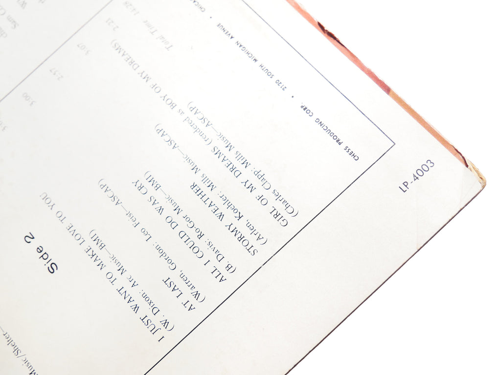 ETTA JAMES At Last! LP ARGO LP 4003 US 1960 MONO Funk Soul Blues