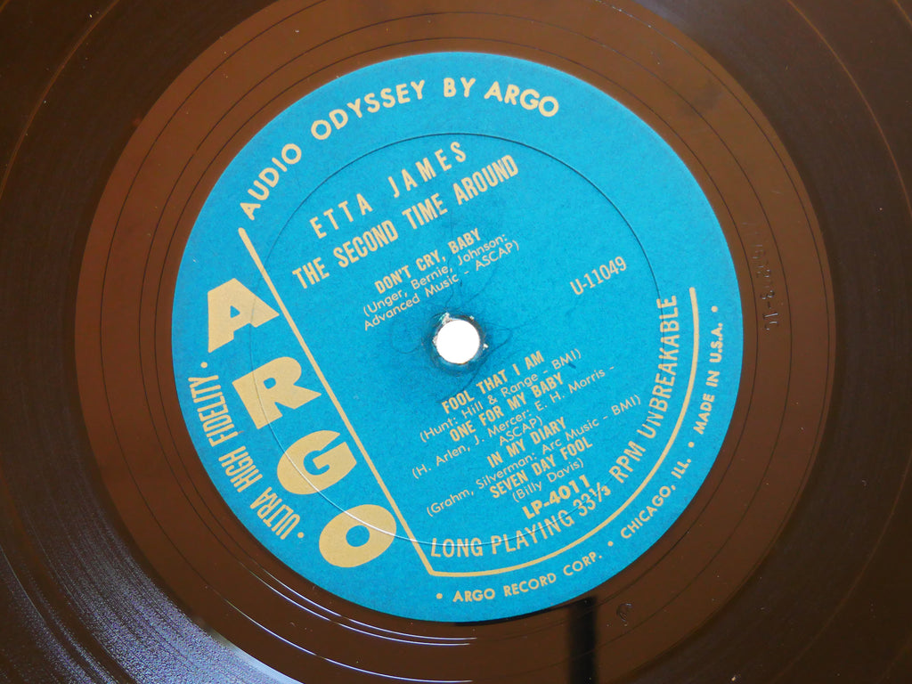 ETTA JAMES The Second Time Around LP ARGO LP-4011 US 1961 MONO Soul Blues