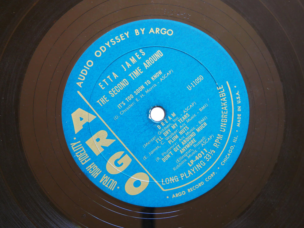 ETTA JAMES The Second Time Around LP ARGO LP-4011 US 1961 MONO Soul Blues