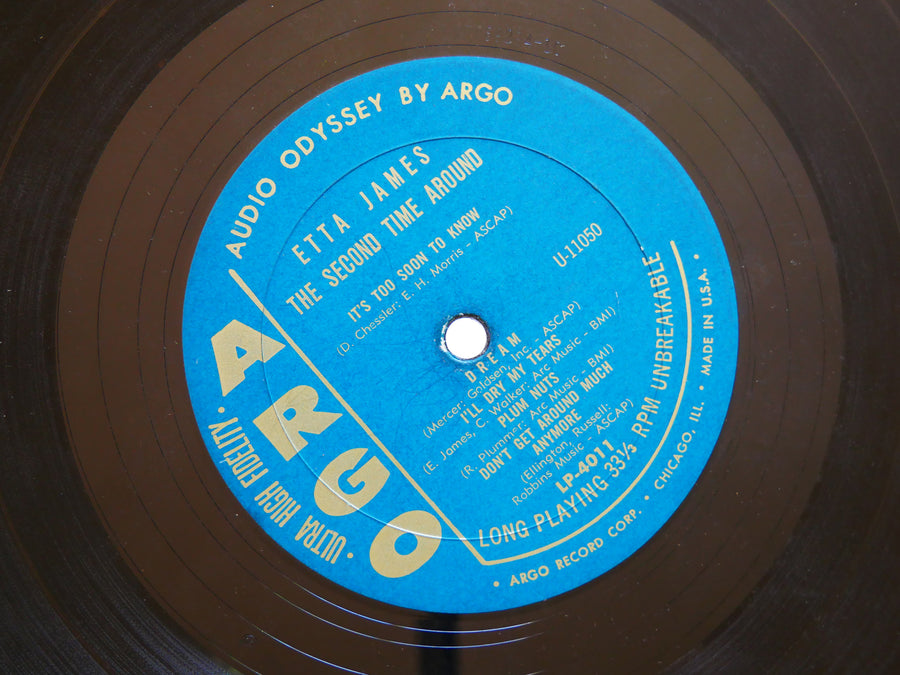 ETTA JAMES The Second Time Around LP ARGO LP-4011 US 1961 MONO Soul Blues