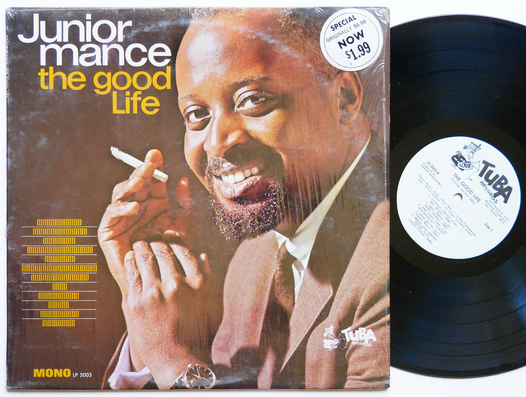 JUNIOR MANCE The Good Life LP TUBA RECORDS MONO LP 5003 US 1967 Jazz Funk VG+