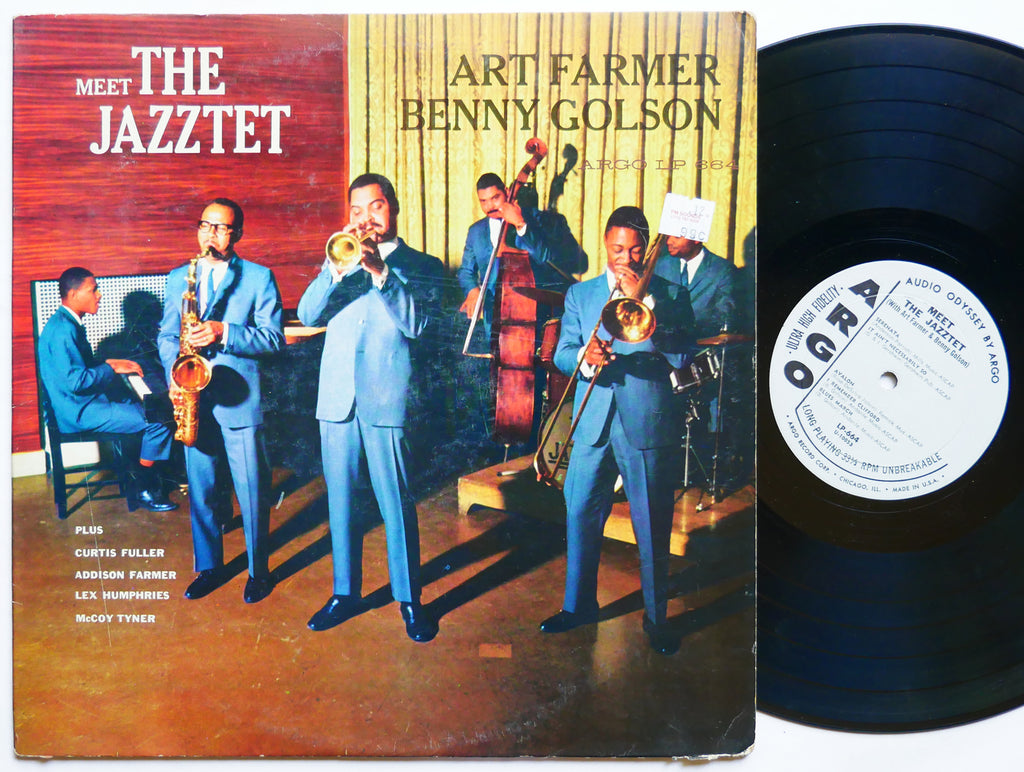 ART FARMER BENNY GOLSON Meet The Jazztet LP ARGO 664 US 1960 MONO Curtis Fuller