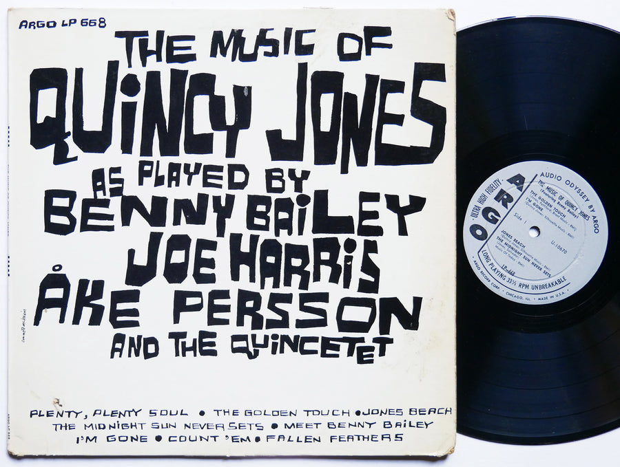 BENNY BAILEY JOE HARRIS The Music Of Quincy Jones LP ARGO LP-668 US 1961 DG MONO
