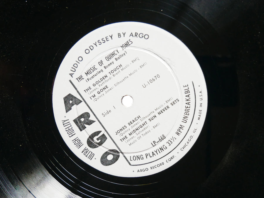 BENNY BAILEY JOE HARRIS The Music Of Quincy Jones LP ARGO LP-668 US 1961 DG MONO