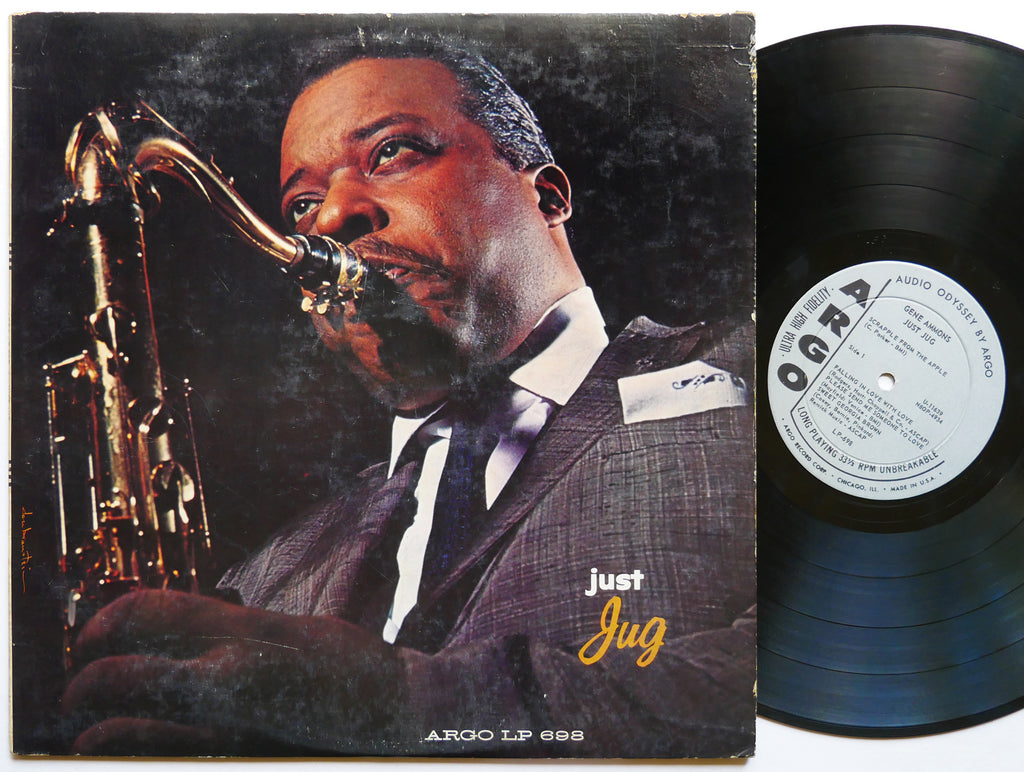 GENE AMMONS Just Jug LP ARGO LP-698 US 1962 DG MONO Eddie Buster Gerald Donovan