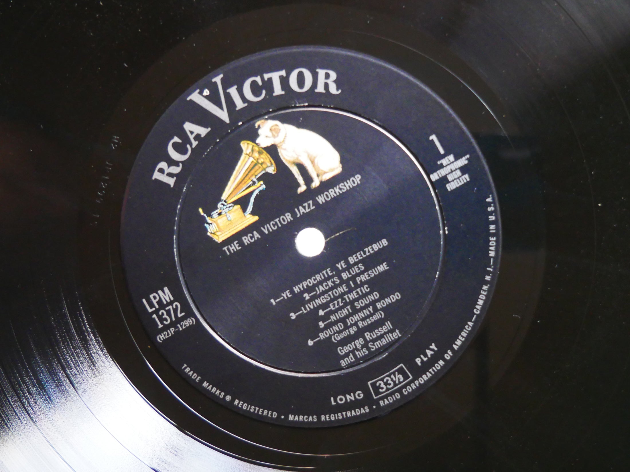 GEORGE RUSSELL BILL EVANS The Jazz Workshop LP RCA VICTOR LPM-1372 US 1957 MONO