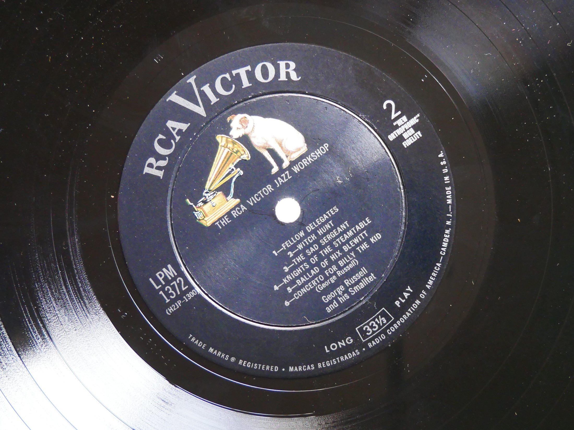 GEORGE RUSSELL BILL EVANS The Jazz Workshop LP RCA VICTOR LPM-1372 US 1957 MONO